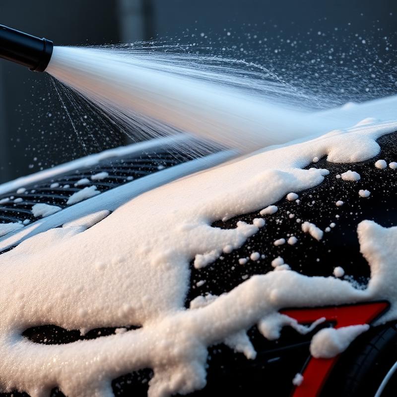 Foam cannon wash